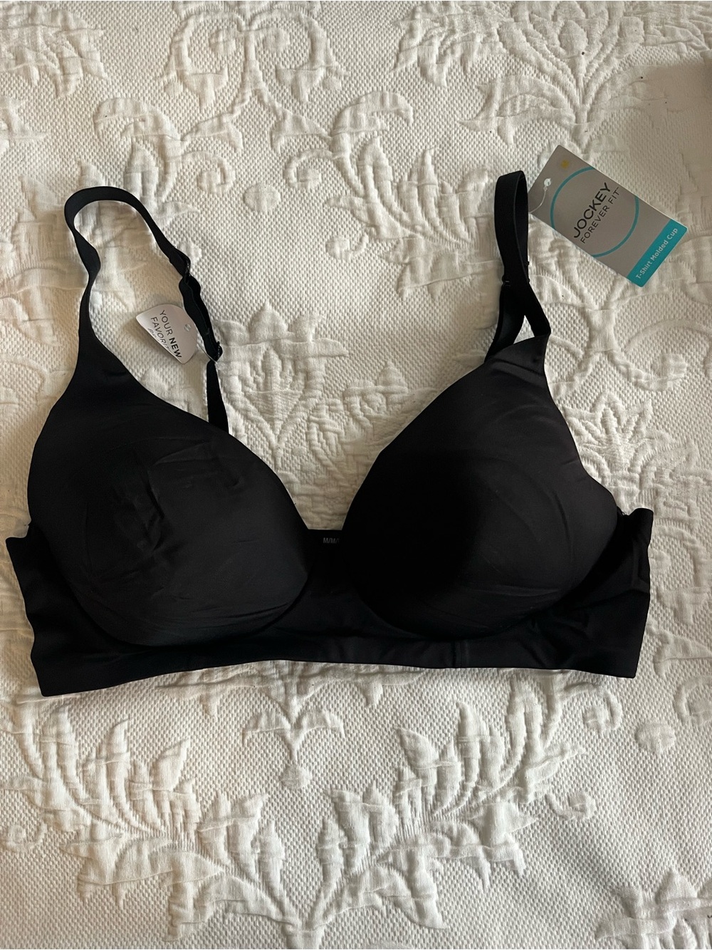 Jockey Black Seamless T-Shirt Bra with Light Padding